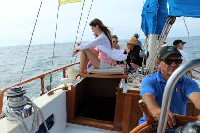 aproveitando o passeio